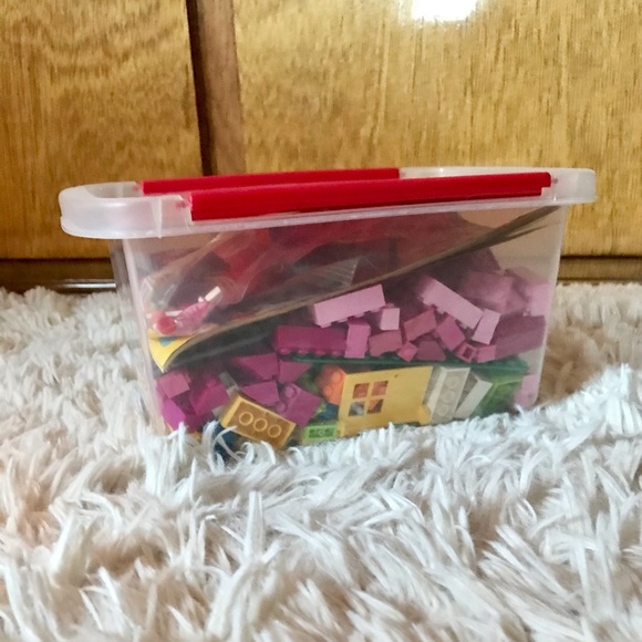 6 Missing Pcs LEGO 5560 Retired Large Pink Brick Box Bricks And More Set Horse - Picture 11 of 12
